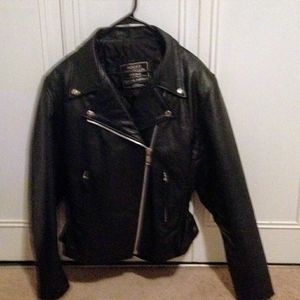 Women's size 2x Black Leather Jacket